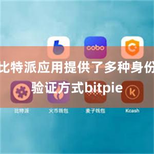 比特派应用提供了多种身份验证方式bitpie