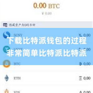 下载比特派钱包的过程非常简单比特派比特派